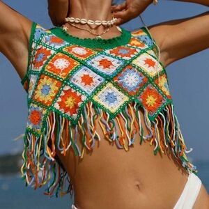 Moving sale crochet top